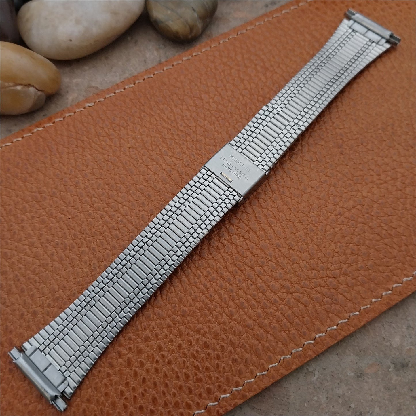Vintage Stainless Steel Kreisler 16mm 18mm 20mm Unused Classic 1970s Watch Band