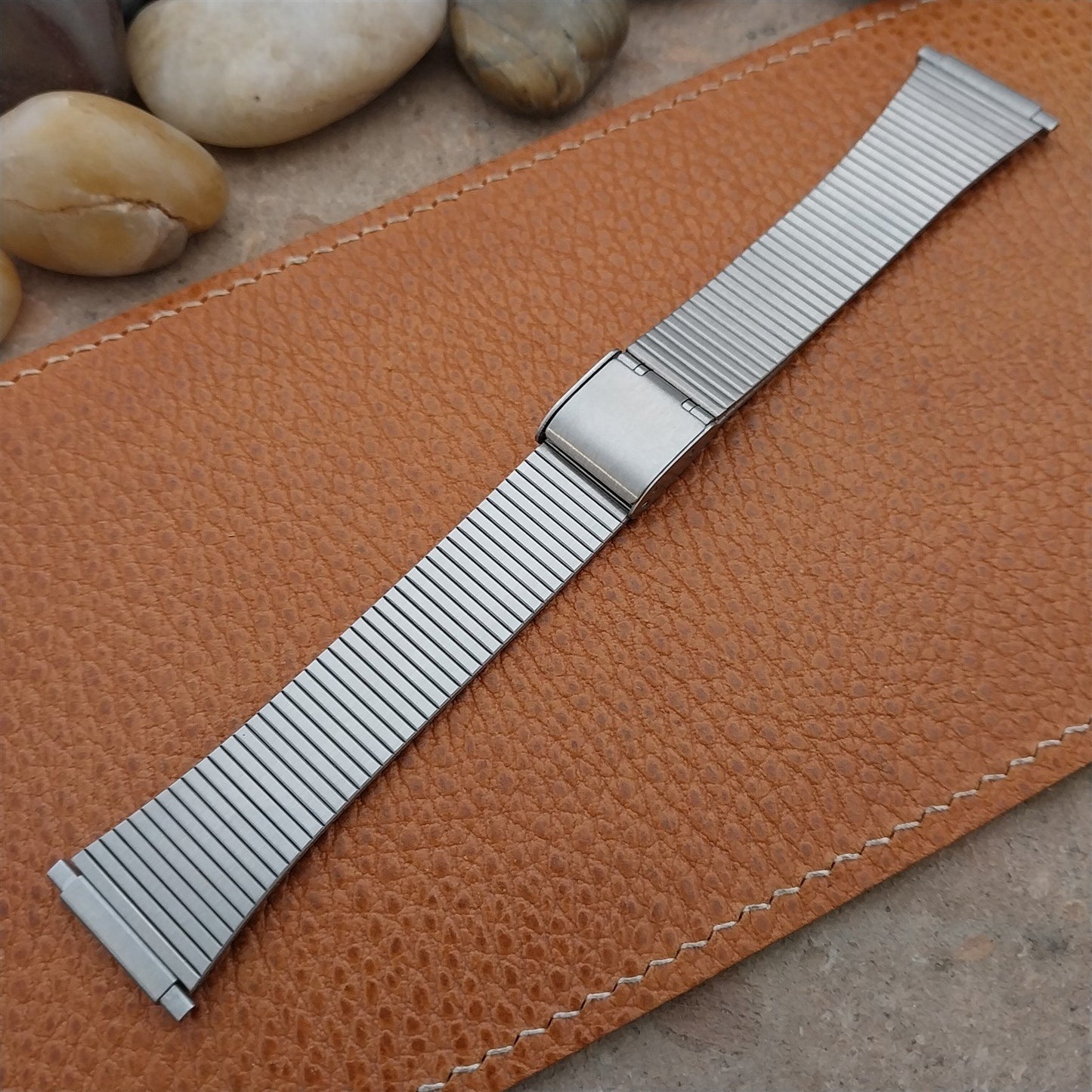 Vintage Stainless Steel Kreisler 16mm 18mm 20mm Unused Classic 1970s Watch Band