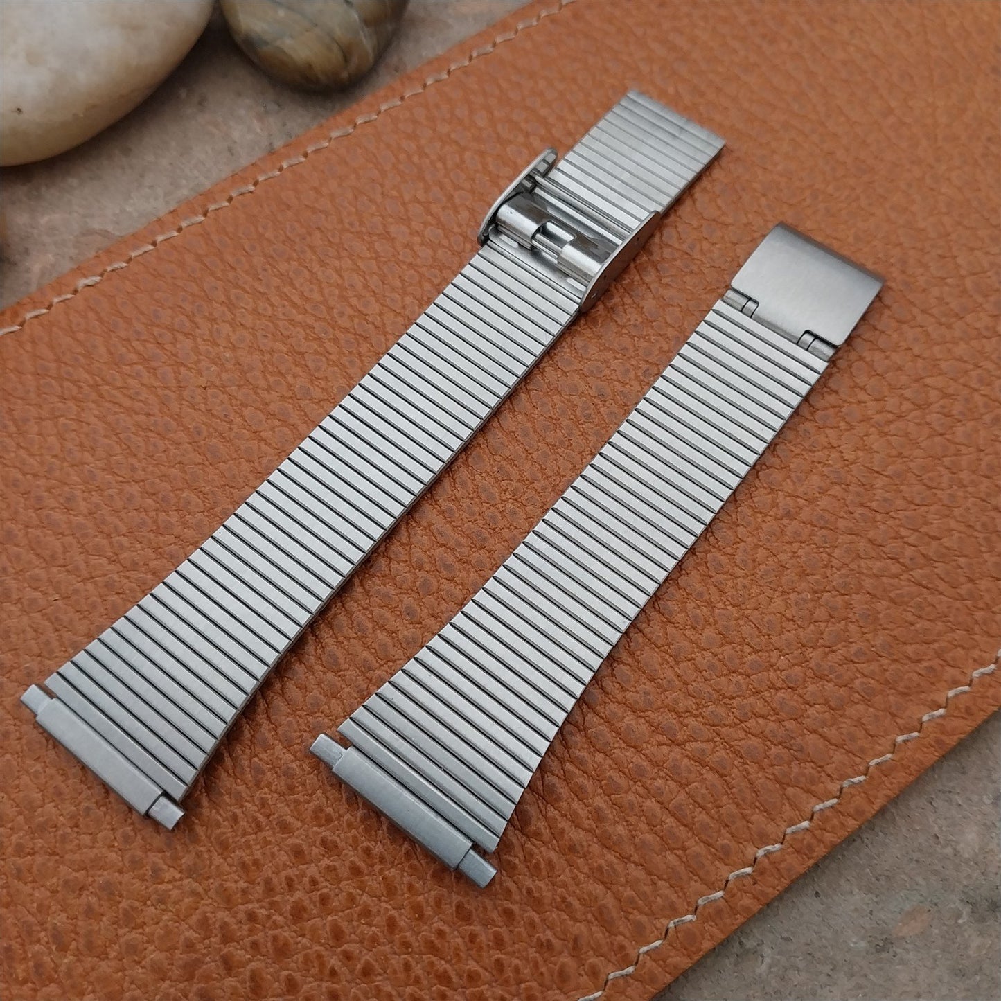 Vintage Stainless Steel Kreisler 16mm 18mm 20mm Unused Classic 1970s Watch Band