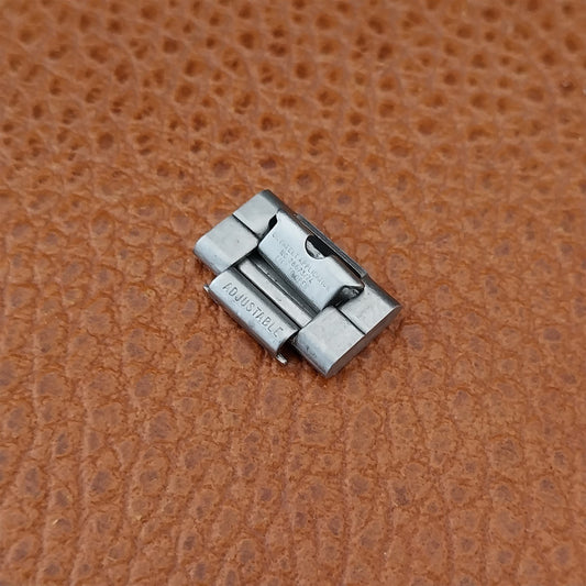 Vintage Quartzmatic Stainless Steel NOS Classic 1970s Unused Watch Band LINK