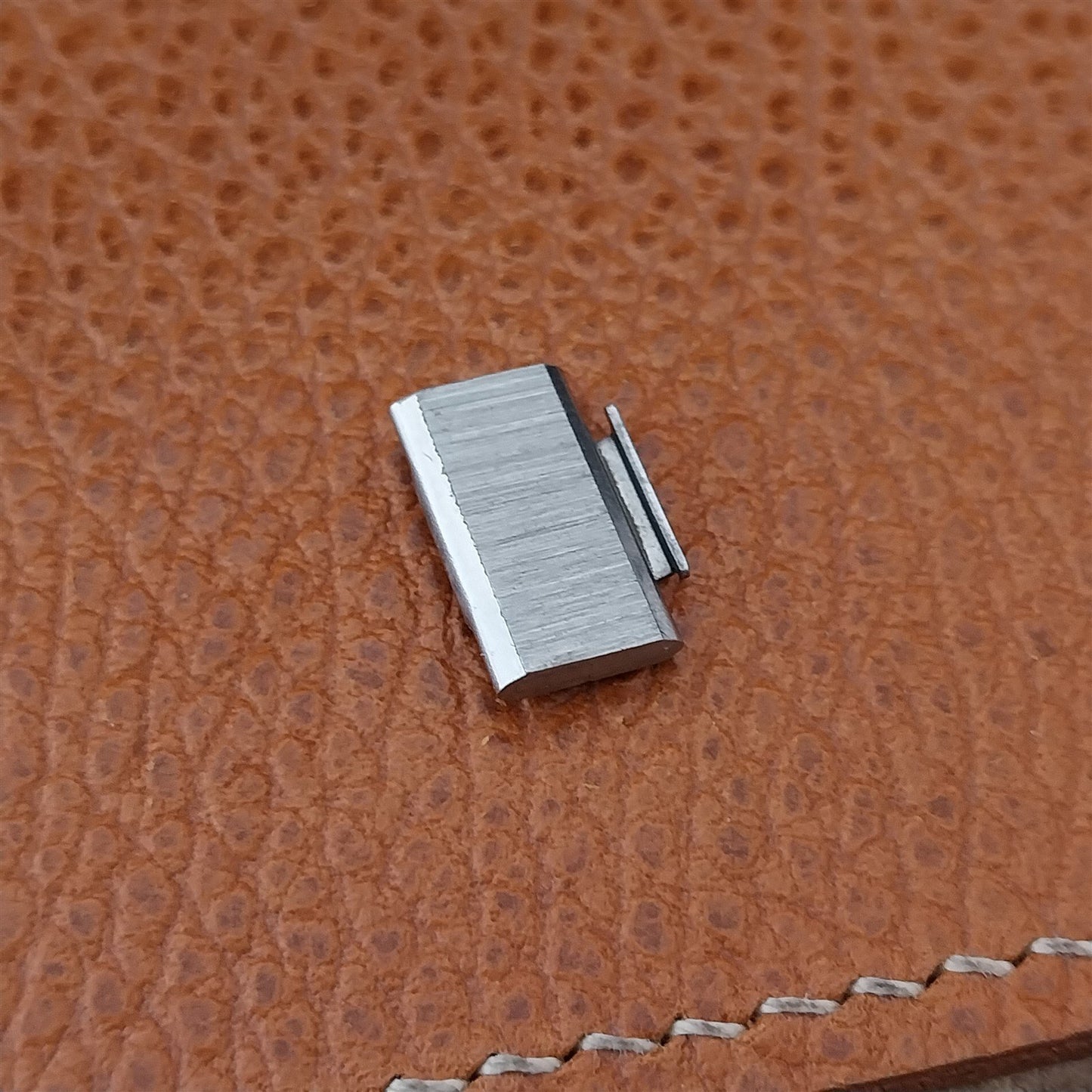 Vintage Quartzmatic Stainless Steel NOS Classic 1970s Unused Watch Band LINK