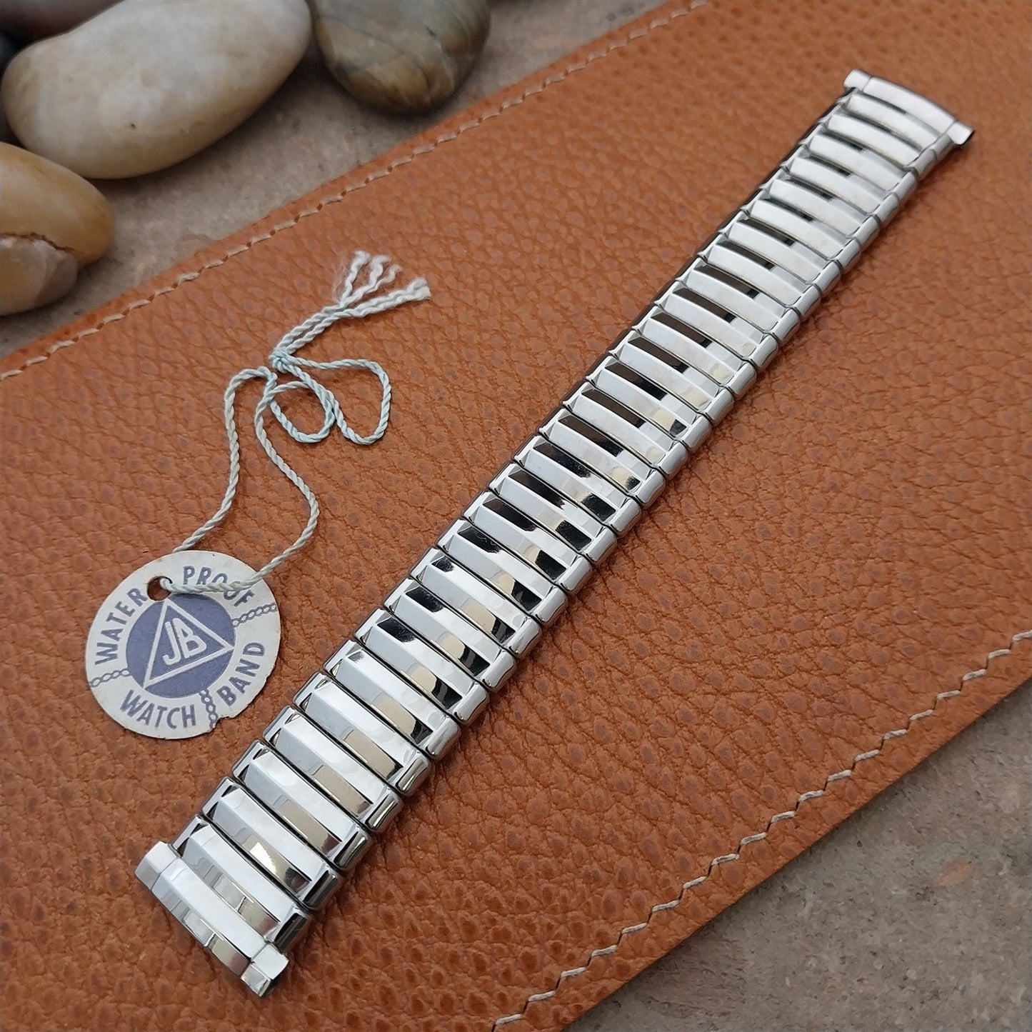 1950s Vintage 19mm 18mm JB Champion Edgewood Stainless Steel Unused Watch Band