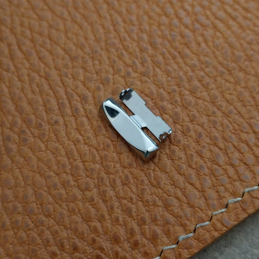 1 Lenox Snap-O-Mat Stainless Steel Unused LINK add 4mm to Vintage Watch Band