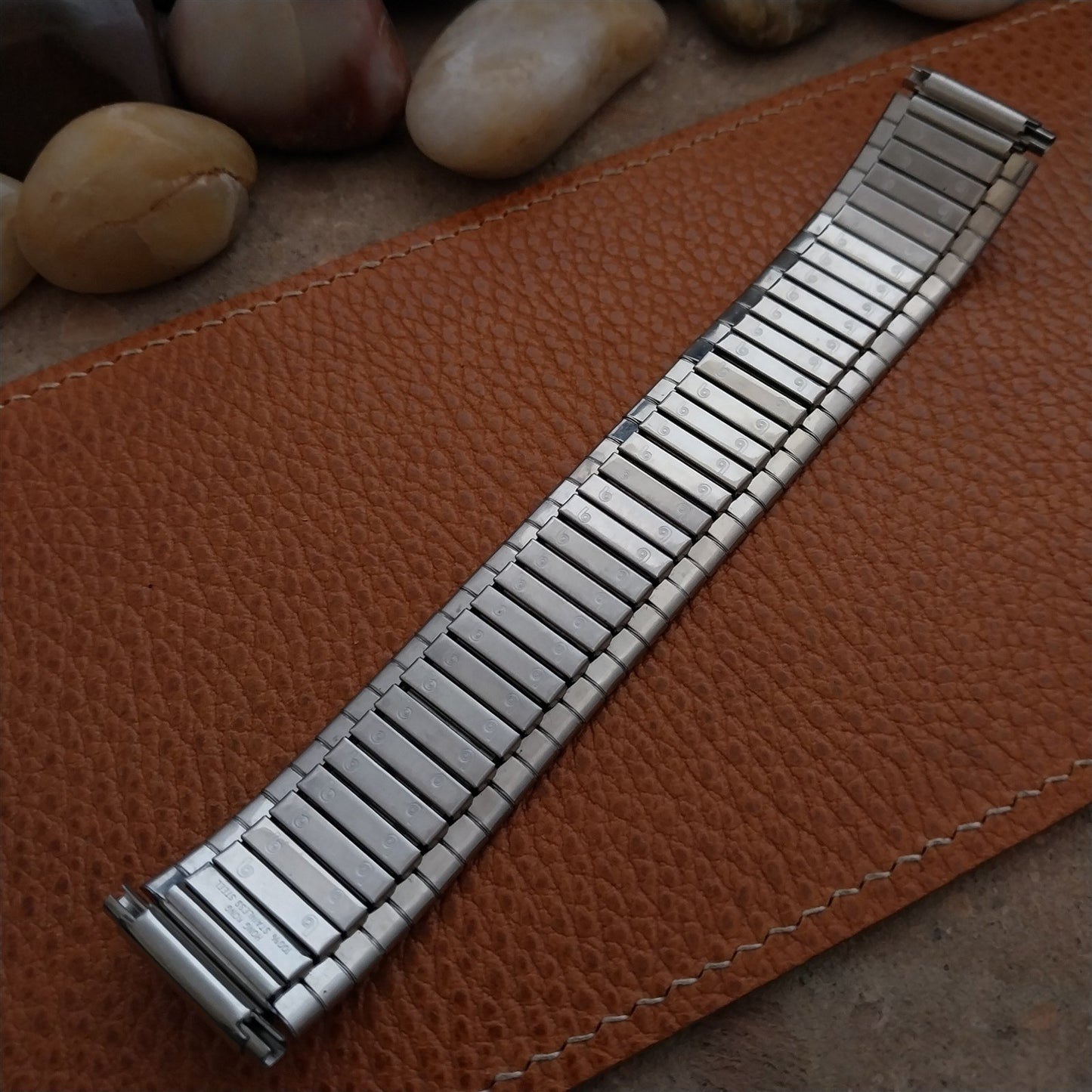 Vintage Wide Stainless Steel Classic Stretch 19mm 20mm 22mm Unused Watch Band