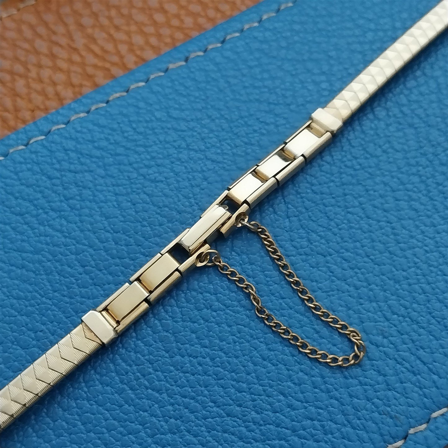 1960s Ladies Yellow Gold-Filled Speidel Unused Vintage Cocktail Watch Band