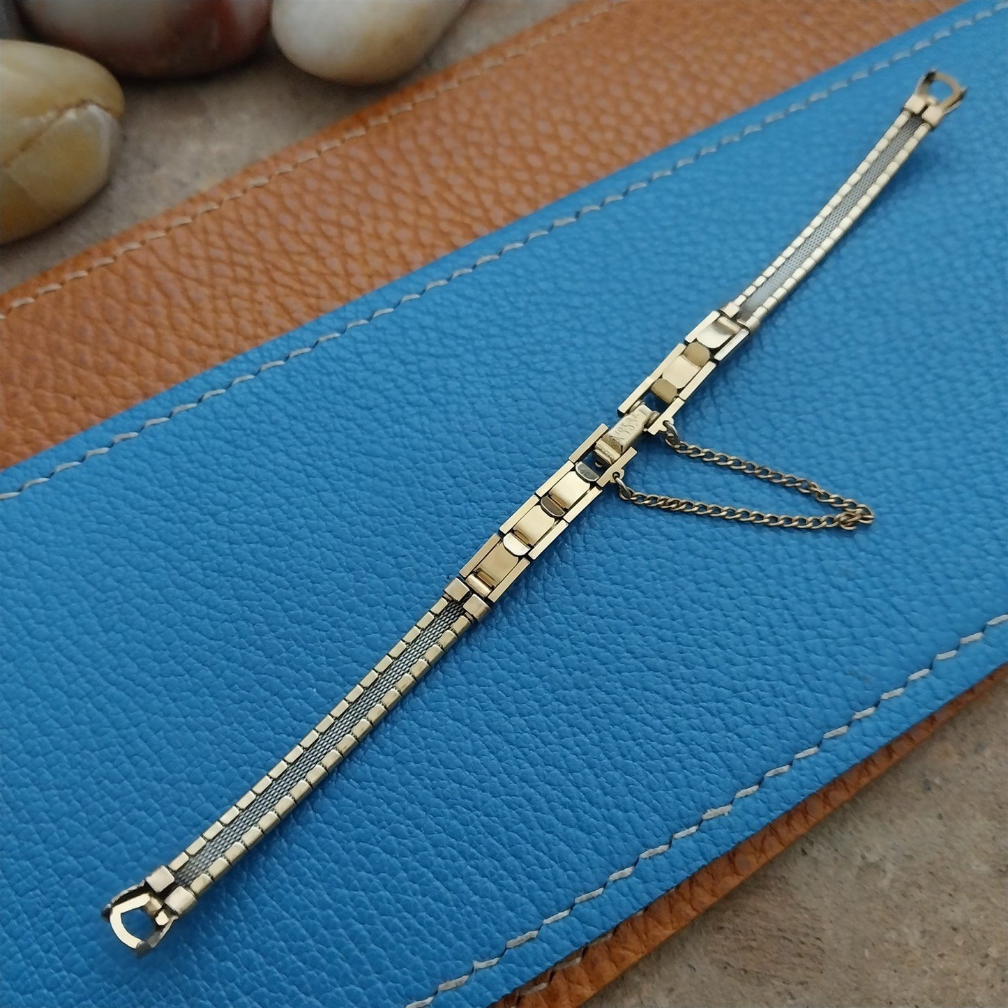 1960s Ladies Yellow Gold-Filled Speidel Unused Vintage Cocktail Watch Band