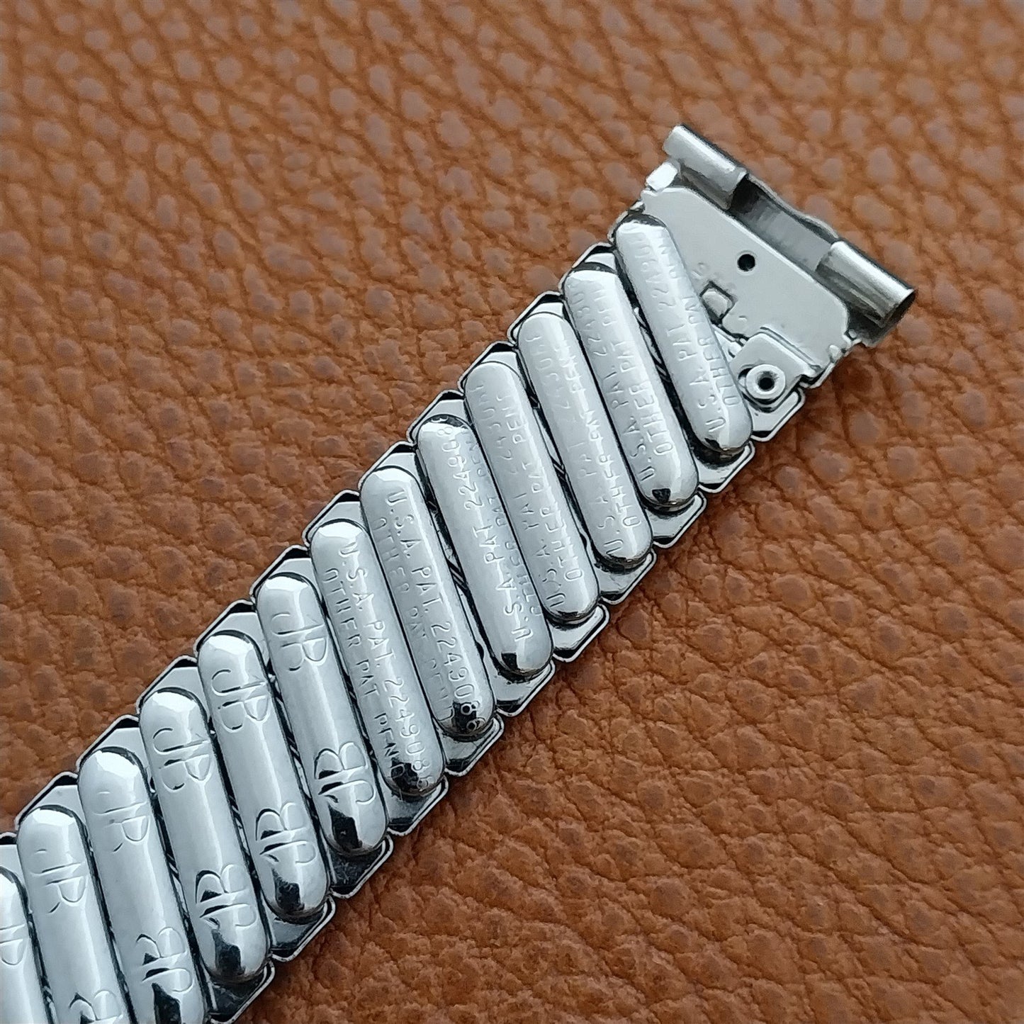 Stainless JB Champion Edgecombe 19mm 18mm 17.2mm NOS 1950s Vintage Watch Band