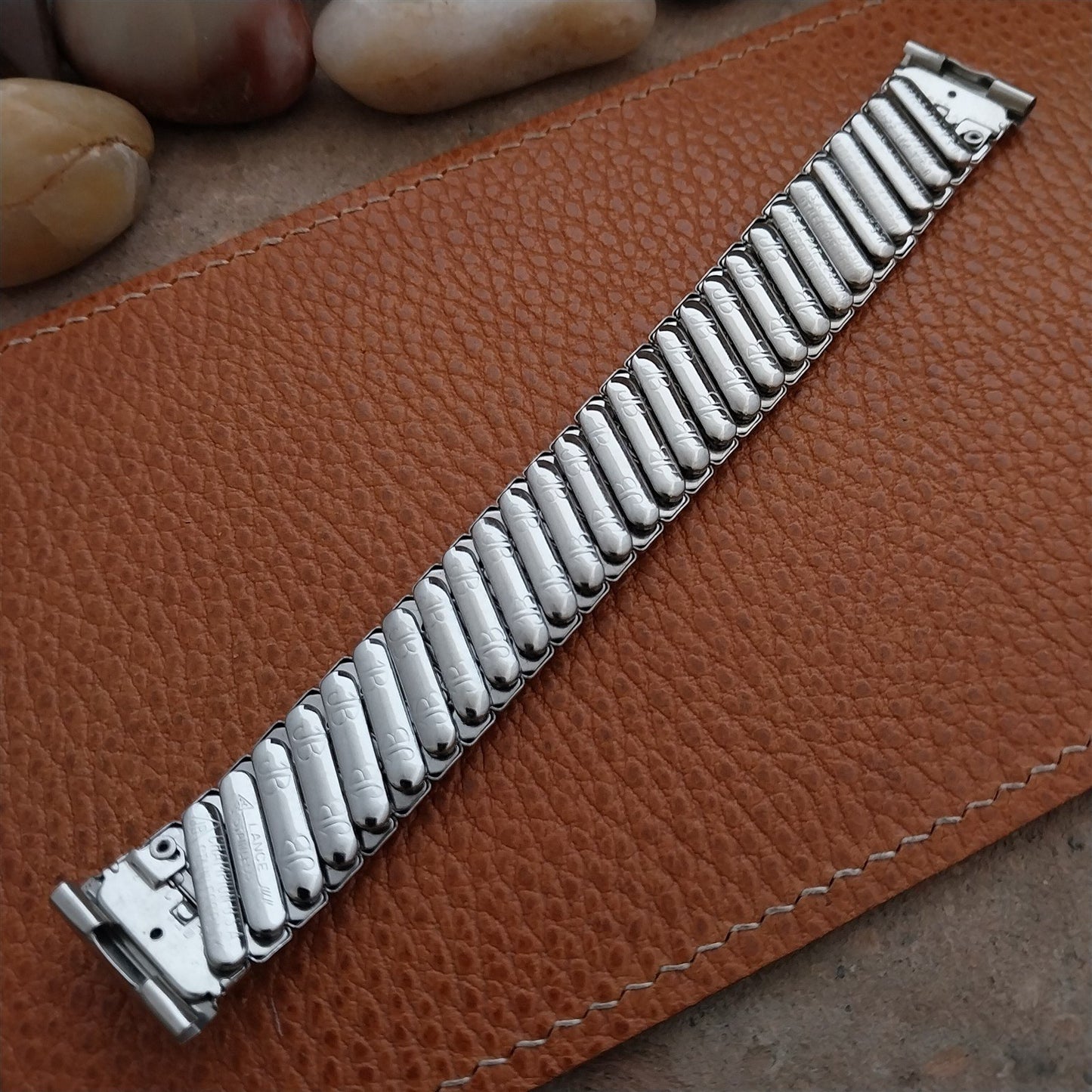 Stainless JB Champion Edgecombe 19mm 18mm 17.2mm NOS 1950s Vintage Watch Band