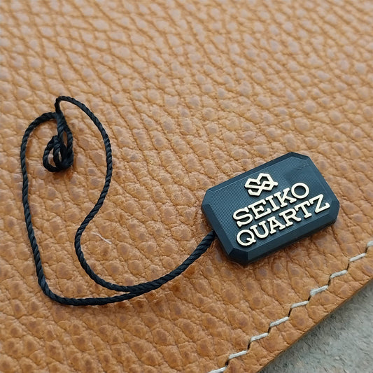 Seiko Quartz SQ Vintage Watch Plastic Hang Tag