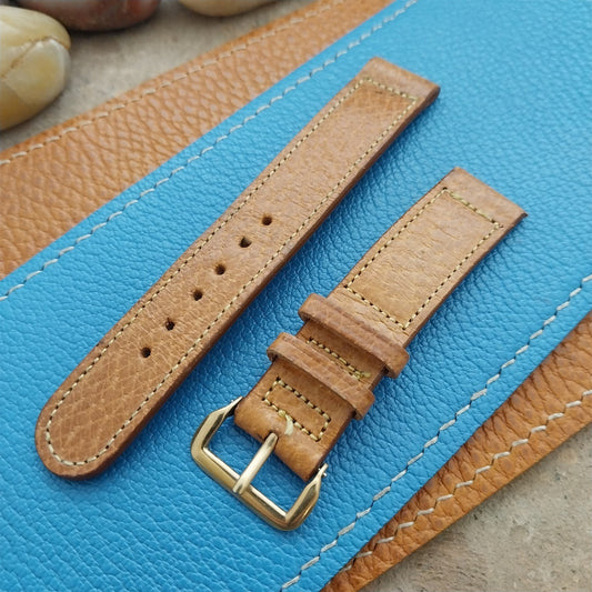 Vintage 5/8" Double-Keeper Pigskin Kreisler Short 50s Classic Unused Watch Strap