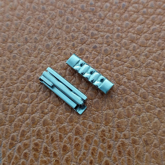 Speidel Tempest Rice Beads Stainless Steel Link Add Length to Vintage Watch Band