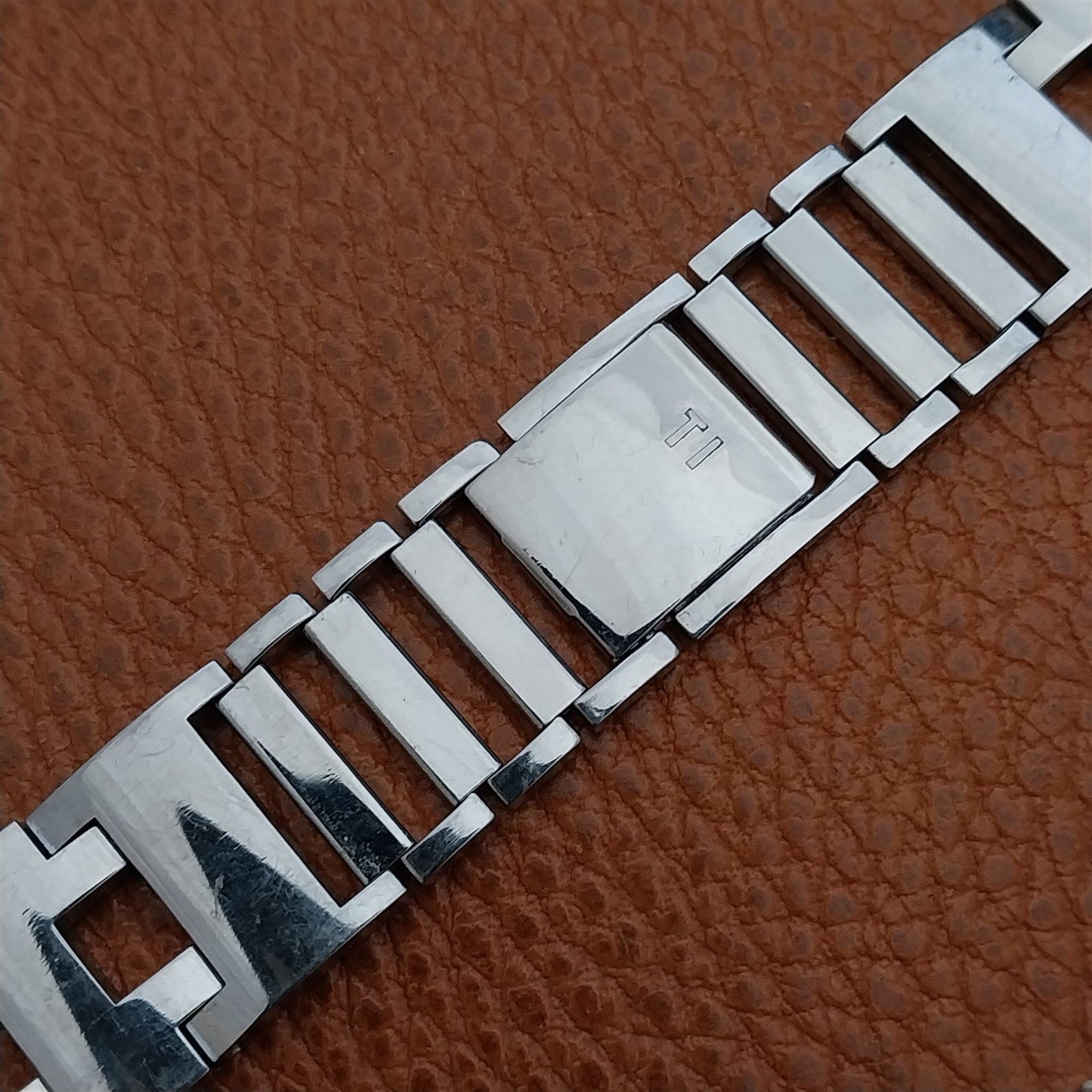 19mm Stainless Steel Texas Instruments LCD nos Vintage Watch Band