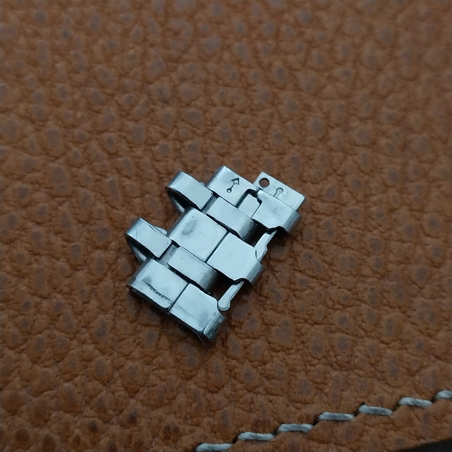 1 Vintage Original Good Used Seiko Coffin Stainless Steel NOS Watch Band Link