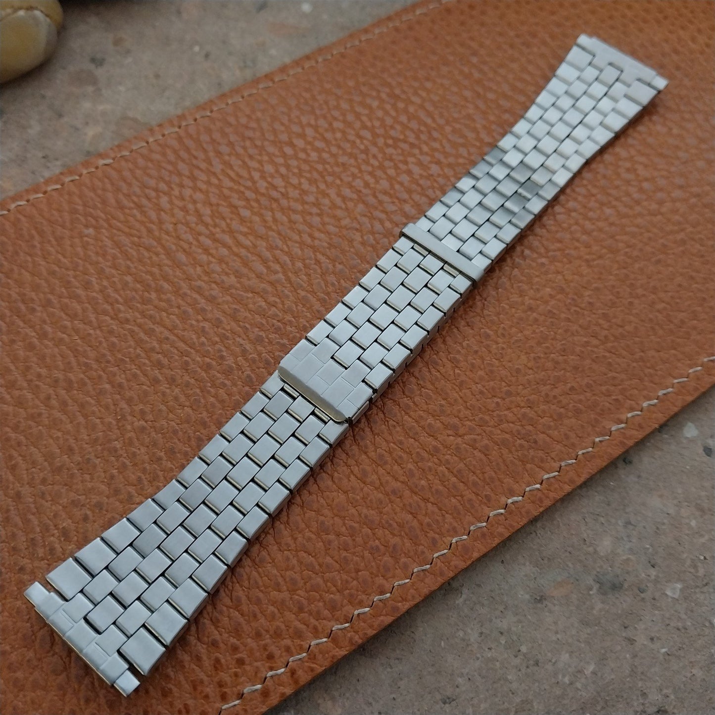 18mm 19mm 21mm Stainless Stretch Expansion Overlap Unused Classic Watch Band