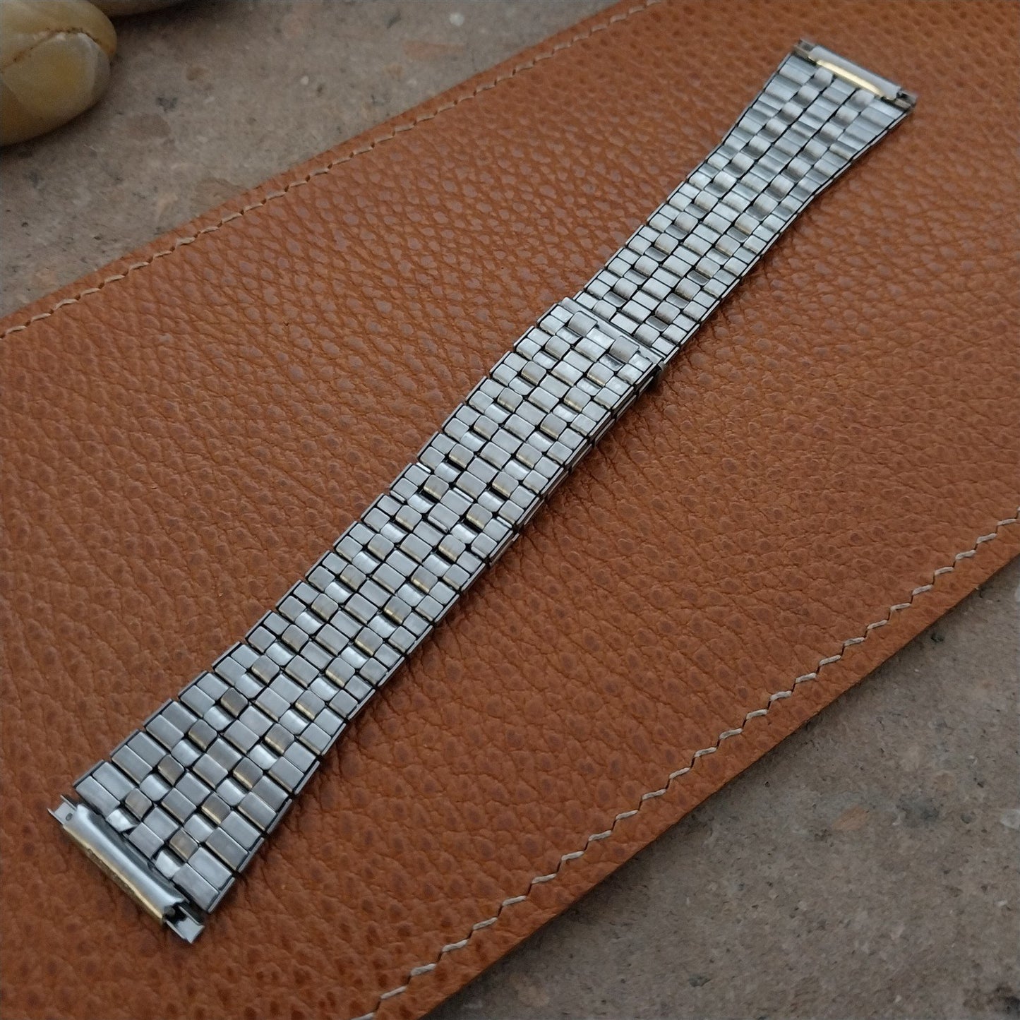 18mm 19mm 21mm Stainless Stretch Expansion Overlap Unused Classic Watch Band