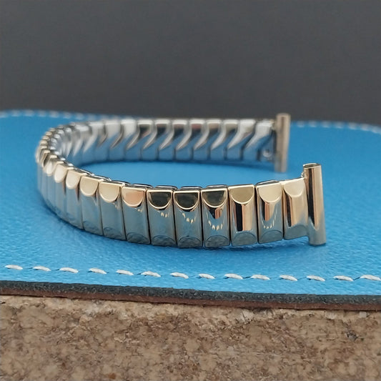 Vintage 1950s 1/2" Yellow Gold-Filled Bellavance NOS Classic Stretch Watch Band