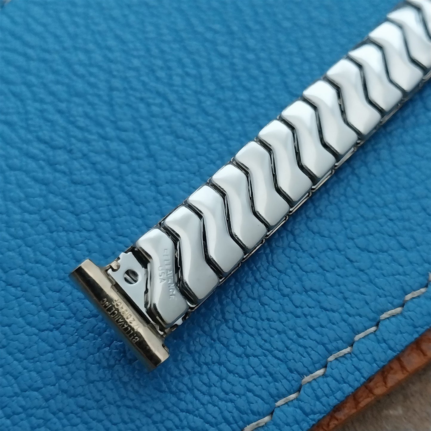 Vintage 1950s 1/2" Yellow Gold-Filled Bellavance NOS Classic Stretch Watch Band