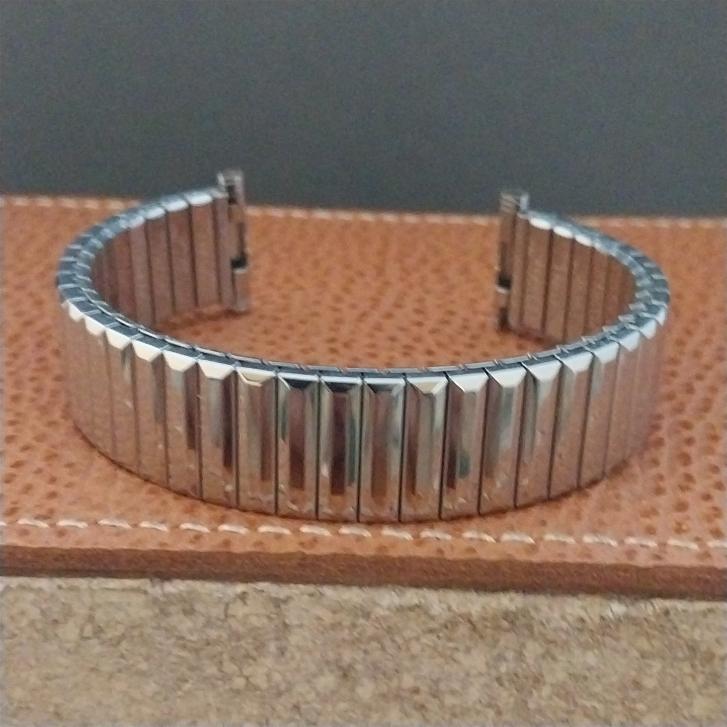 19mm 18mm 17mm 1967 Speidel Twistoflex Fullback Stainless NOS Vintage Watch Band