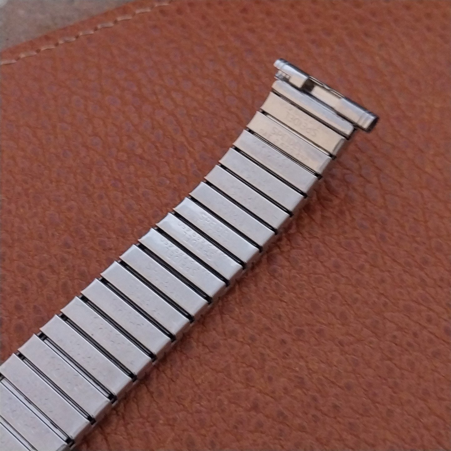 19mm 18mm 17mm 1967 Speidel Twistoflex Fullback Stainless NOS Vintage Watch Band