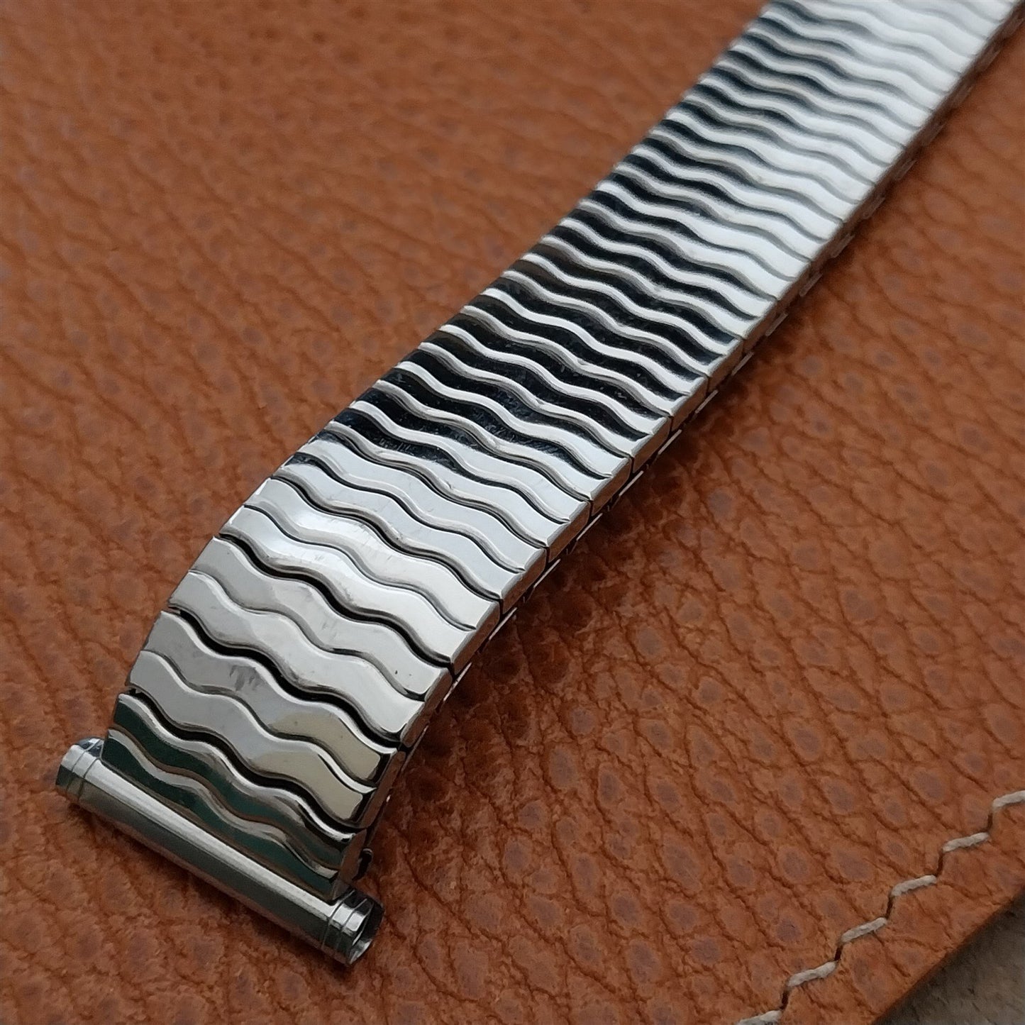 Vintage 19mm 18mm 16mm 1968 Speidel Riptide Stainless Steel Unused Watch Band
