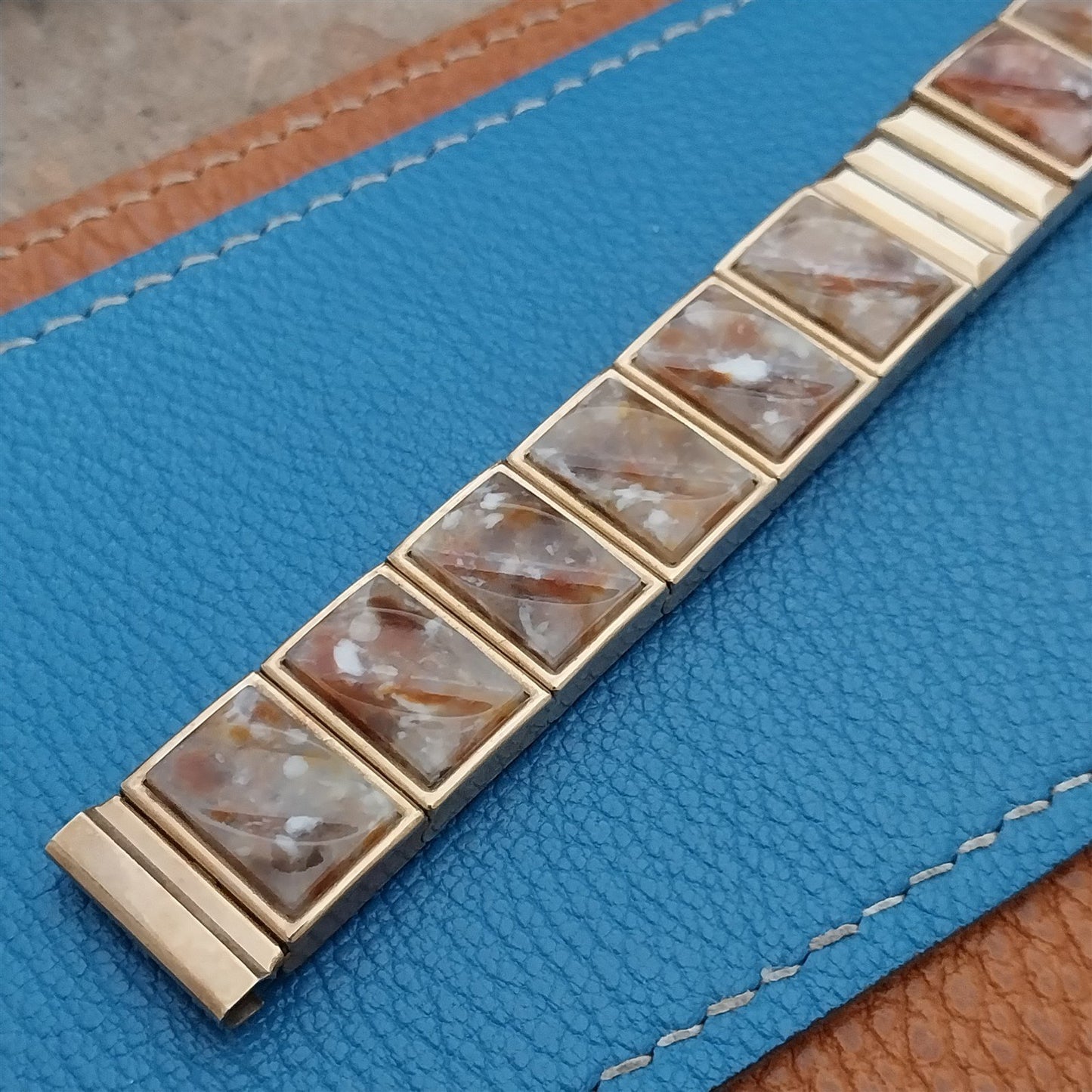 Vintage 5/8" Gold-Fill Gemex Monte Carlo Unused Classic 1950s NOS Watch Band