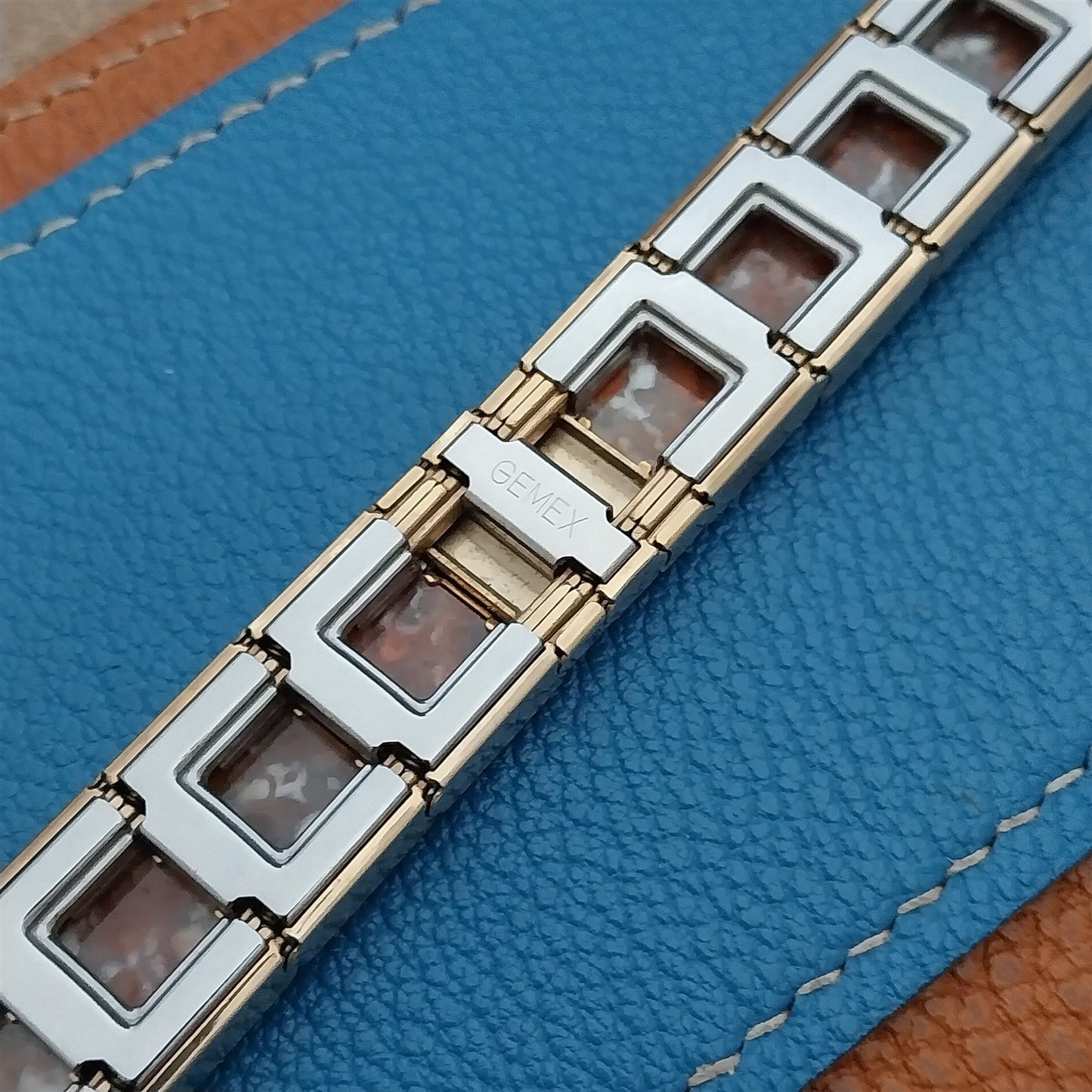 Vintage 5/8" Gold-Fill Gemex Monte Carlo Unused Classic 1950s NOS Watch Band