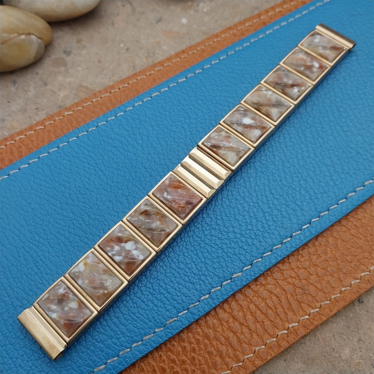 Vintage 5/8" Gold-Fill Gemex Monte Carlo Unused Classic 1950s NOS Watch Band