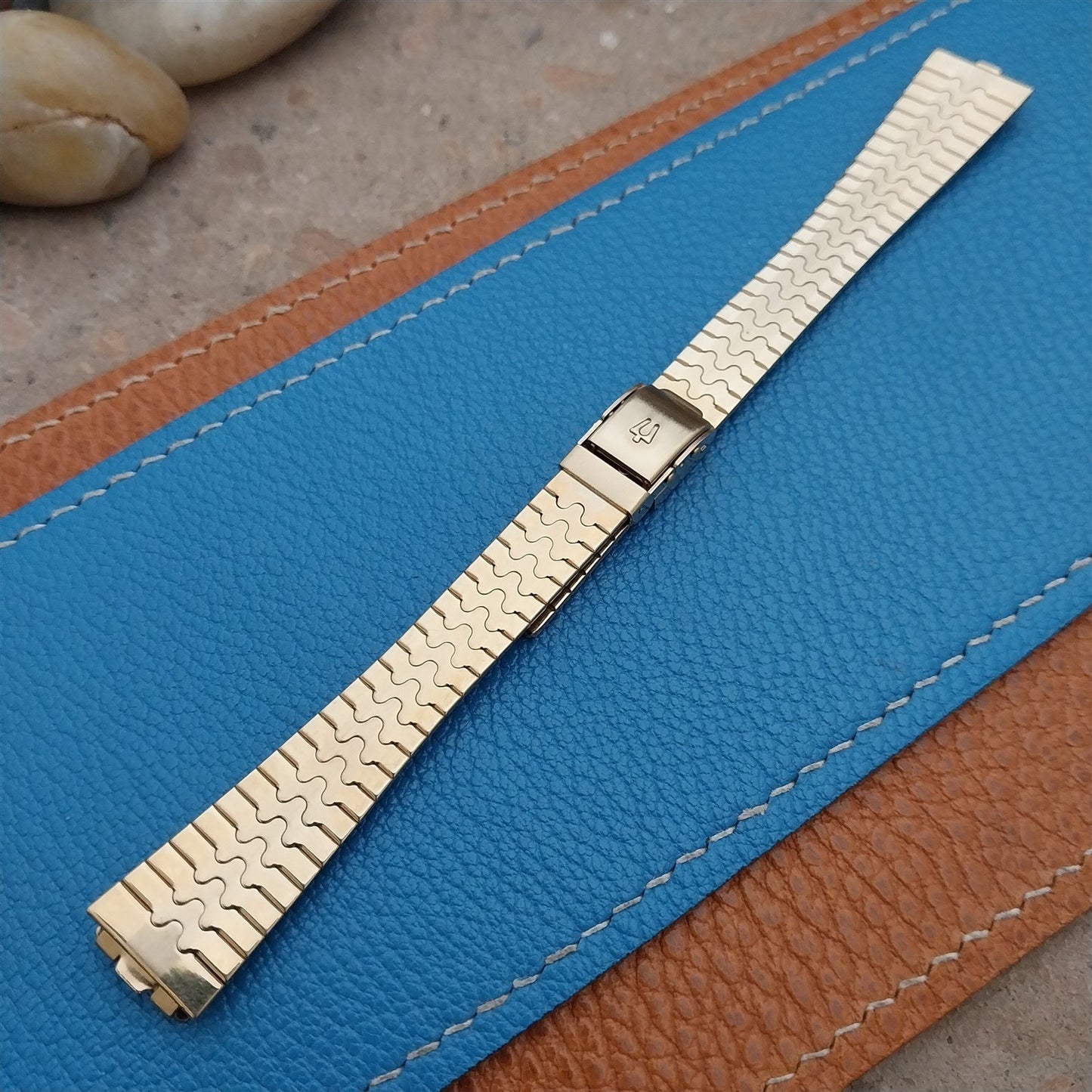 Vintage Bulova Accutron Yellow Gold RGP Ladies Unused Classic Watch Band