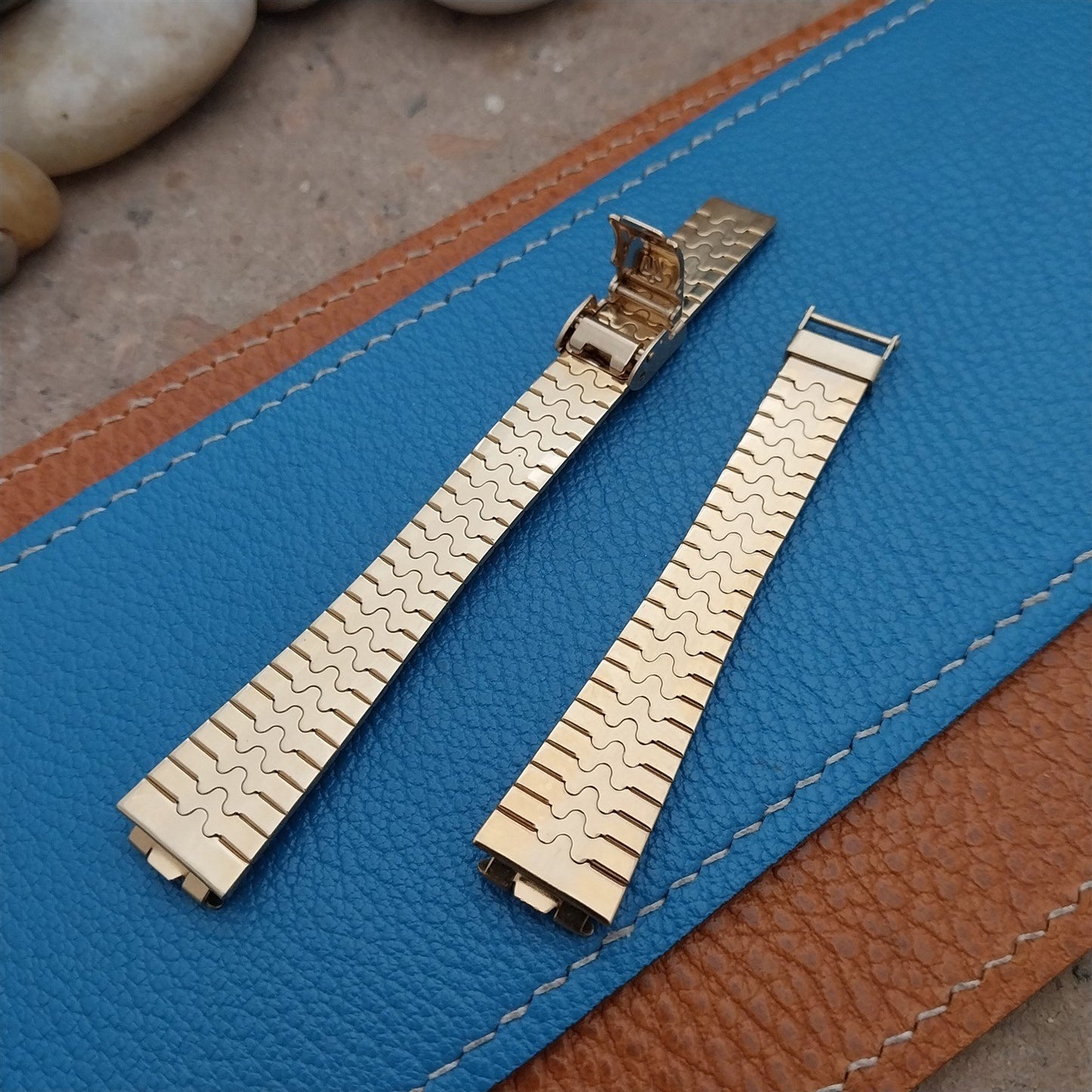 Vintage Bulova Accutron Yellow Gold RGP Ladies Unused Classic Watch Band