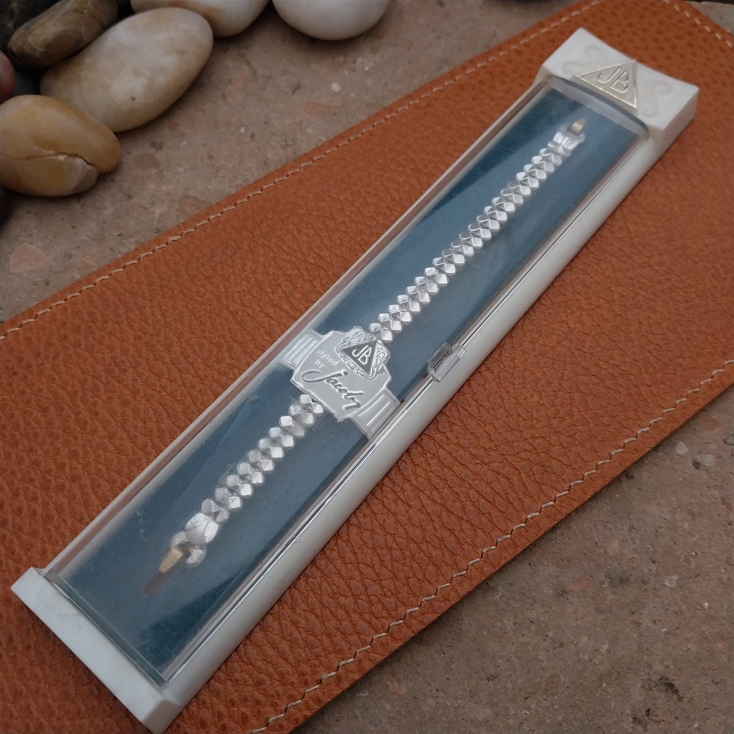 1950s Vintage JB Champion White Gold Filled Unused Ladies Cocktail Watch Band