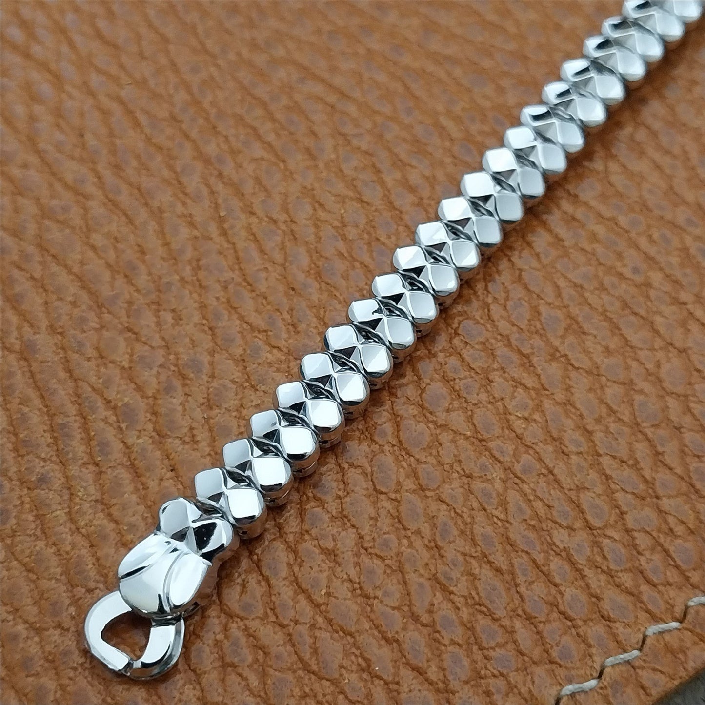 1950s Vintage JB Champion White Gold Filled Unused Ladies Cocktail Watch Band