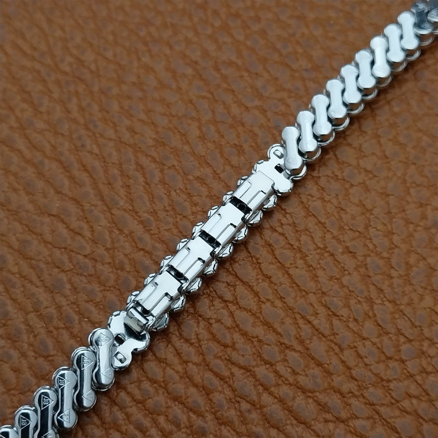 1950s Vintage JB Champion White Gold Filled Unused Ladies Cocktail Watch Band