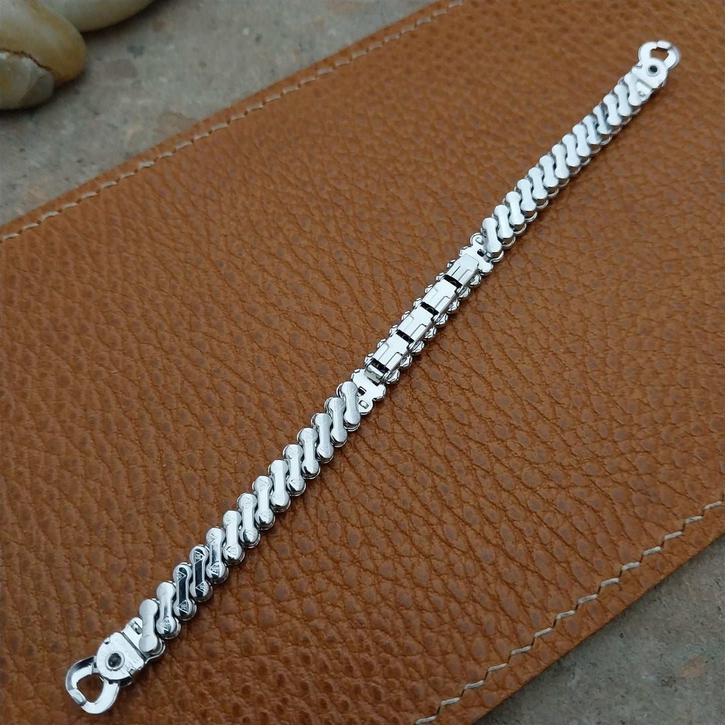 1950s Vintage JB Champion White Gold Filled Unused Ladies Cocktail Watch Band