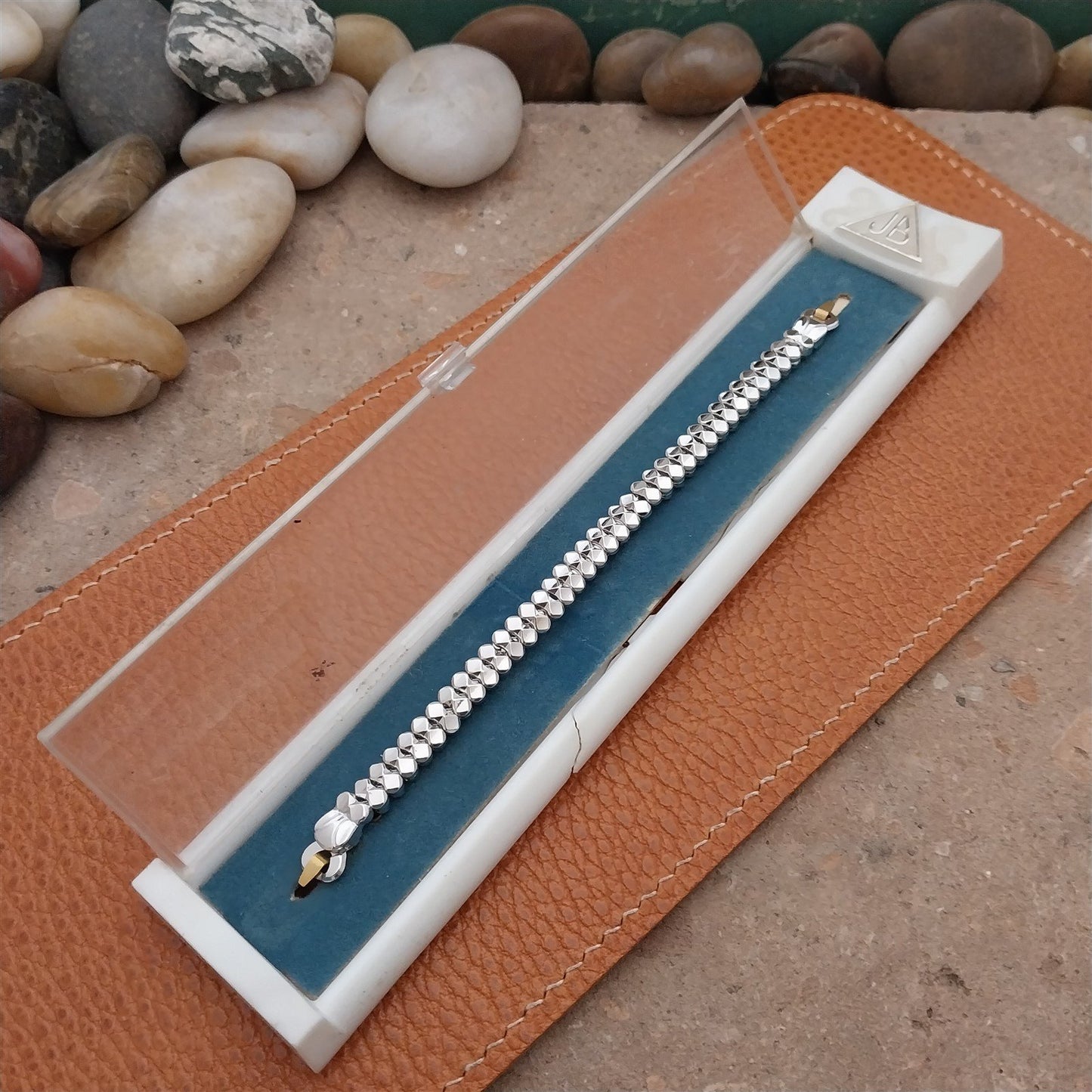 1950s Vintage JB Champion White Gold Fill NOS Unused Ladies Cocktail Watch Band