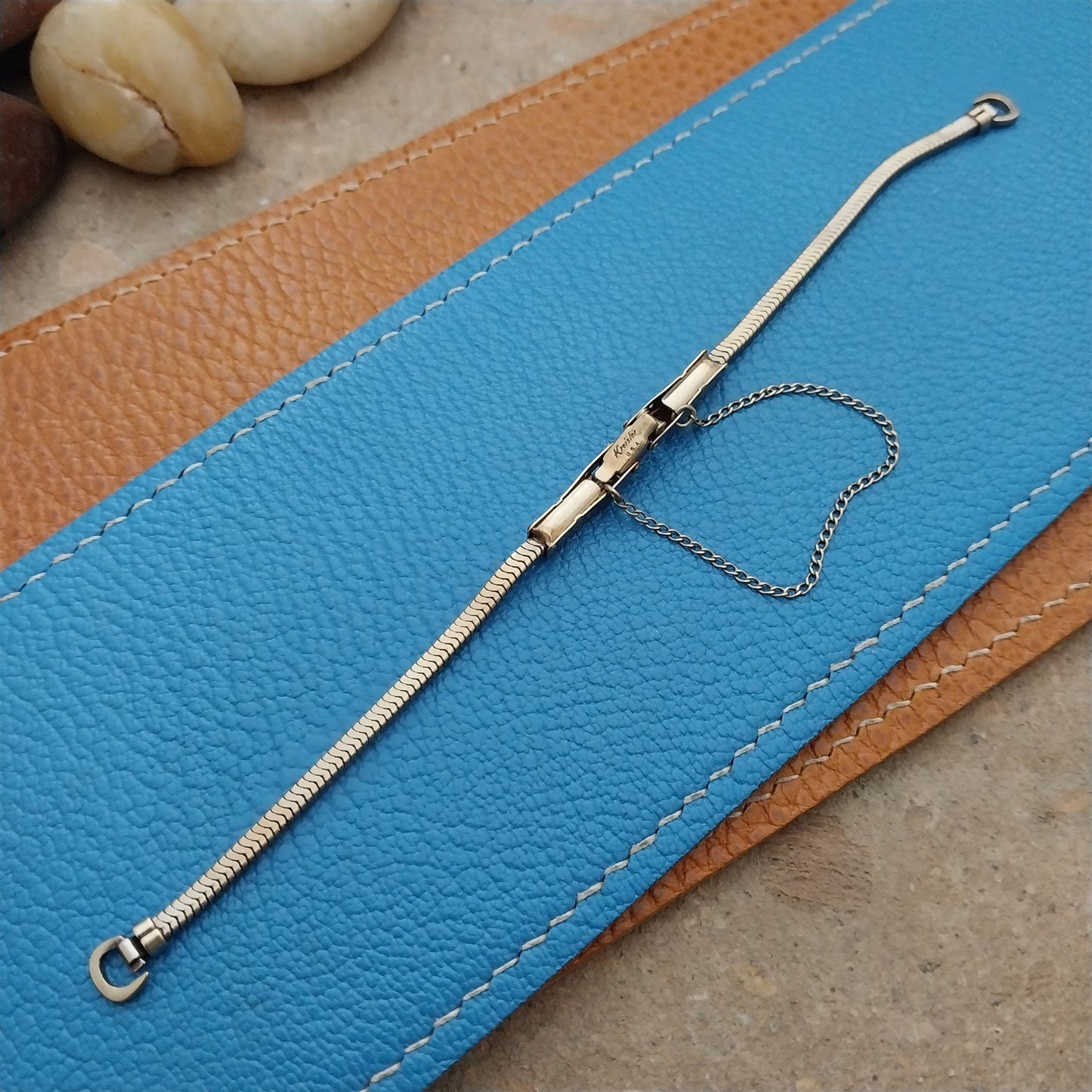 Vintage Kreisler Long Gold-Fill Unused Classic 1950s Ladies Cocktail Watch Band