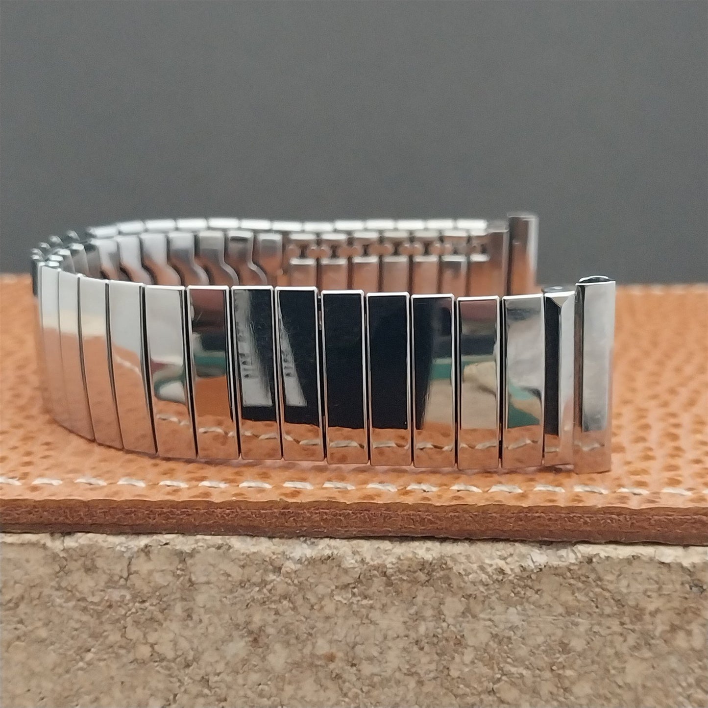 Vintage 19mm 18mm 17.2mm Gemex 1950s Stainless Steel Unused Classic Watch Band