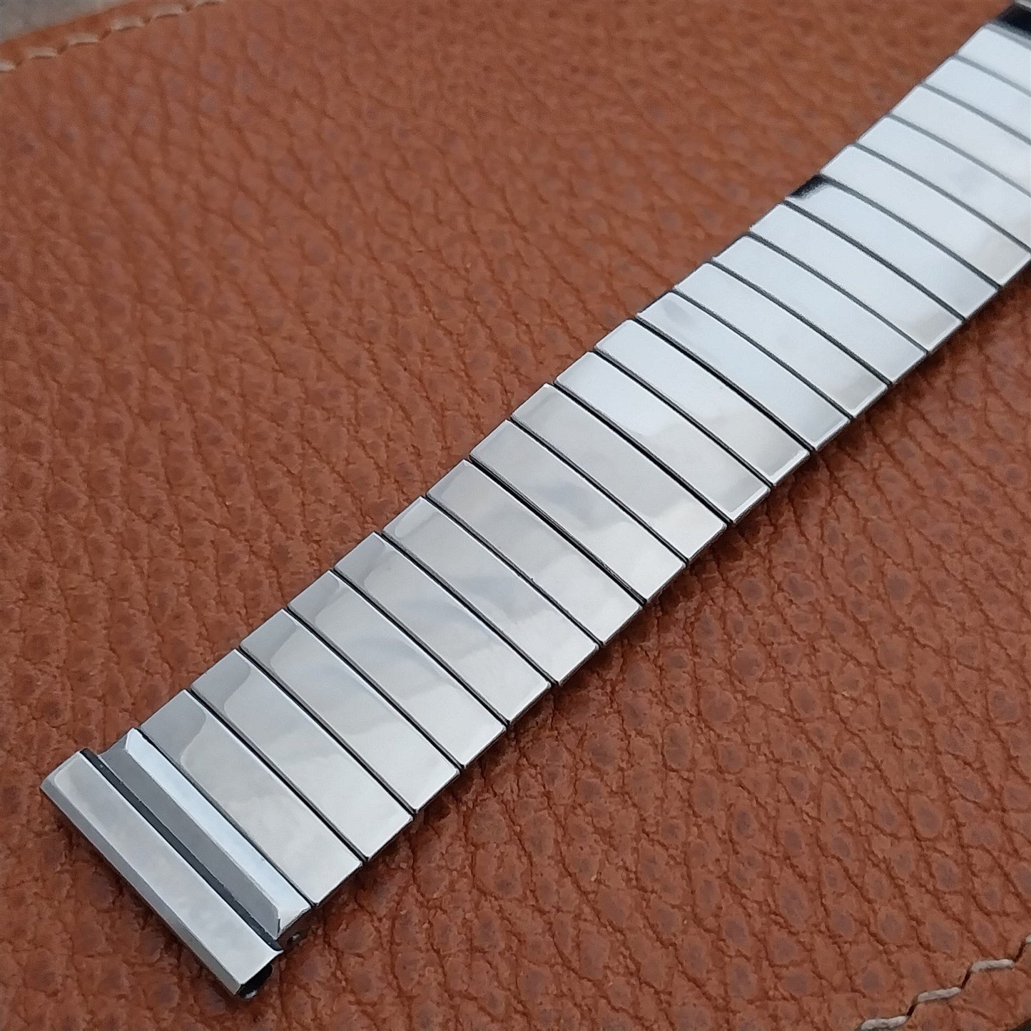 Vintage 19mm 18mm 17.2mm Gemex 1950s Stainless Steel Unused Classic Watch Band