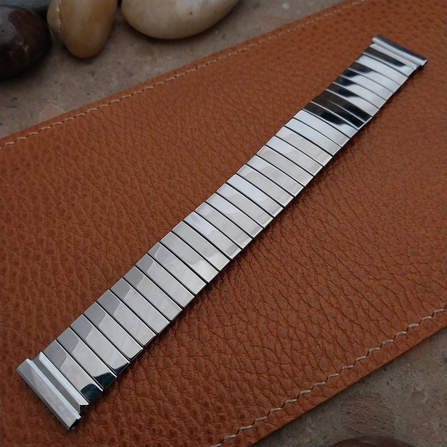 Vintage 19mm 18mm 17.2mm Gemex 1950s Stainless Steel Unused Classic Watch Band