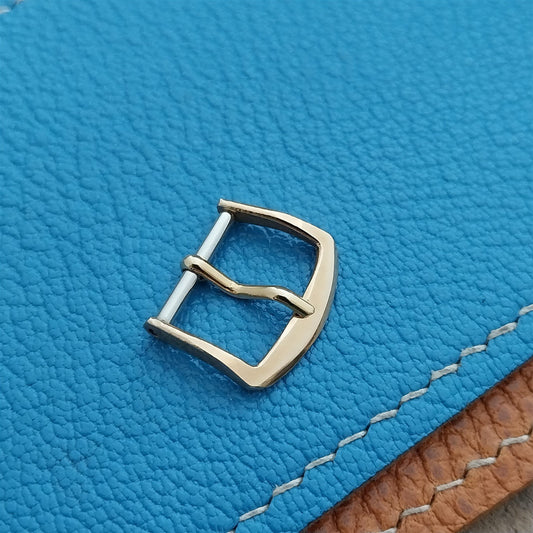 14mm Yellow Gold-Tone Classic Unused Vintage Watch Band Buckle