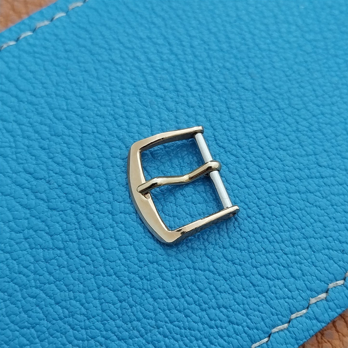 14mm Yellow Gold-Tone Classic Unused Vintage Watch Band Buckle