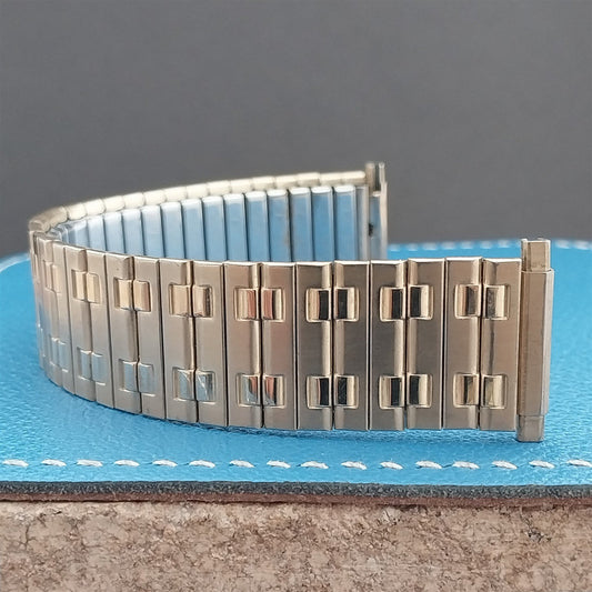 Vintage 18mm 20mm 22mm Speidel Gold Tone Wide Unused Classic 1970s Watch Band