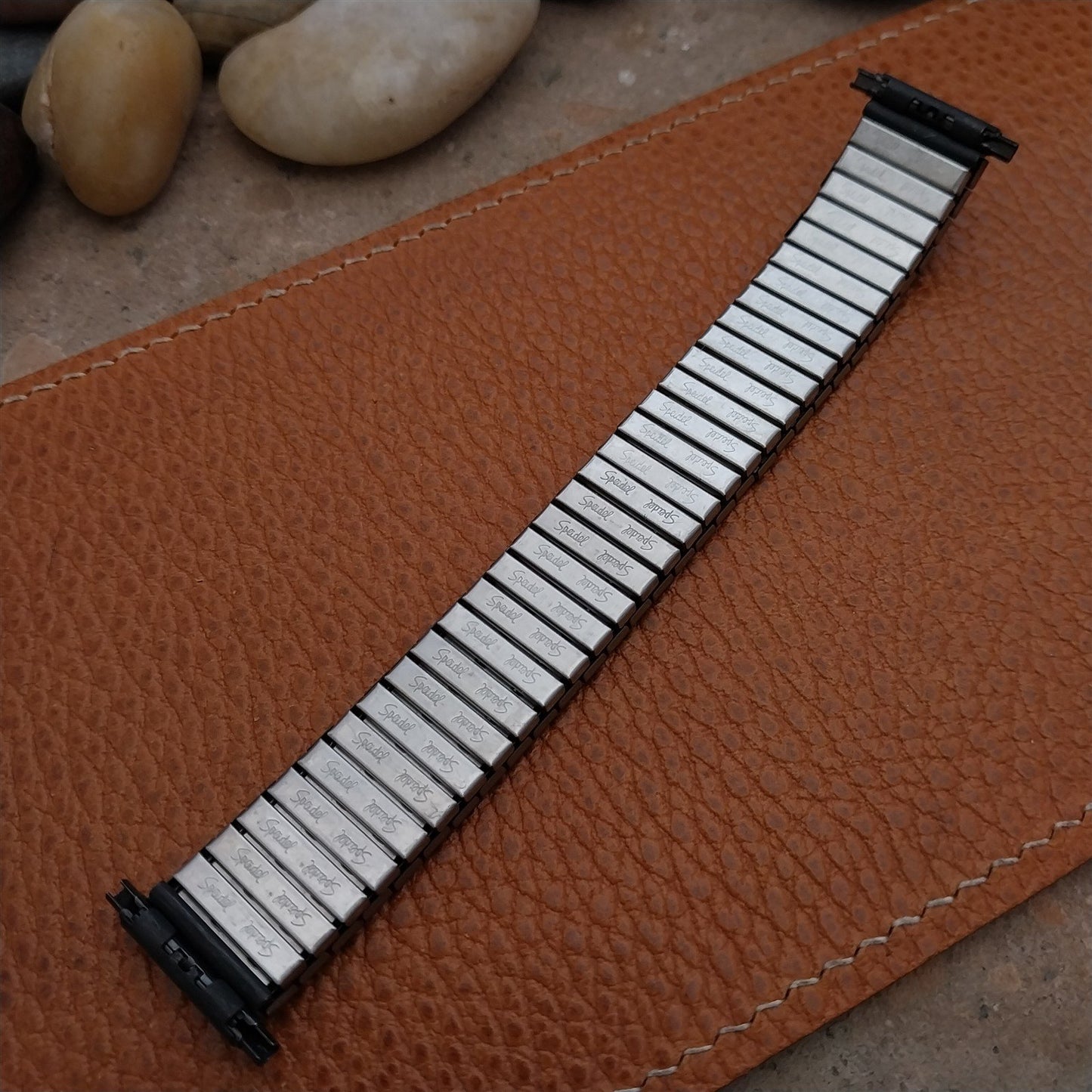 16mm 18mm 20mm Speidel Snakeskin Enameled Classic Stretch Vintage Watch Band