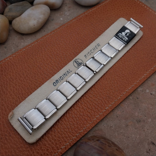 16.5mm Fischer Stainless Steel Classic Stretch Unused Vintage Watch Band