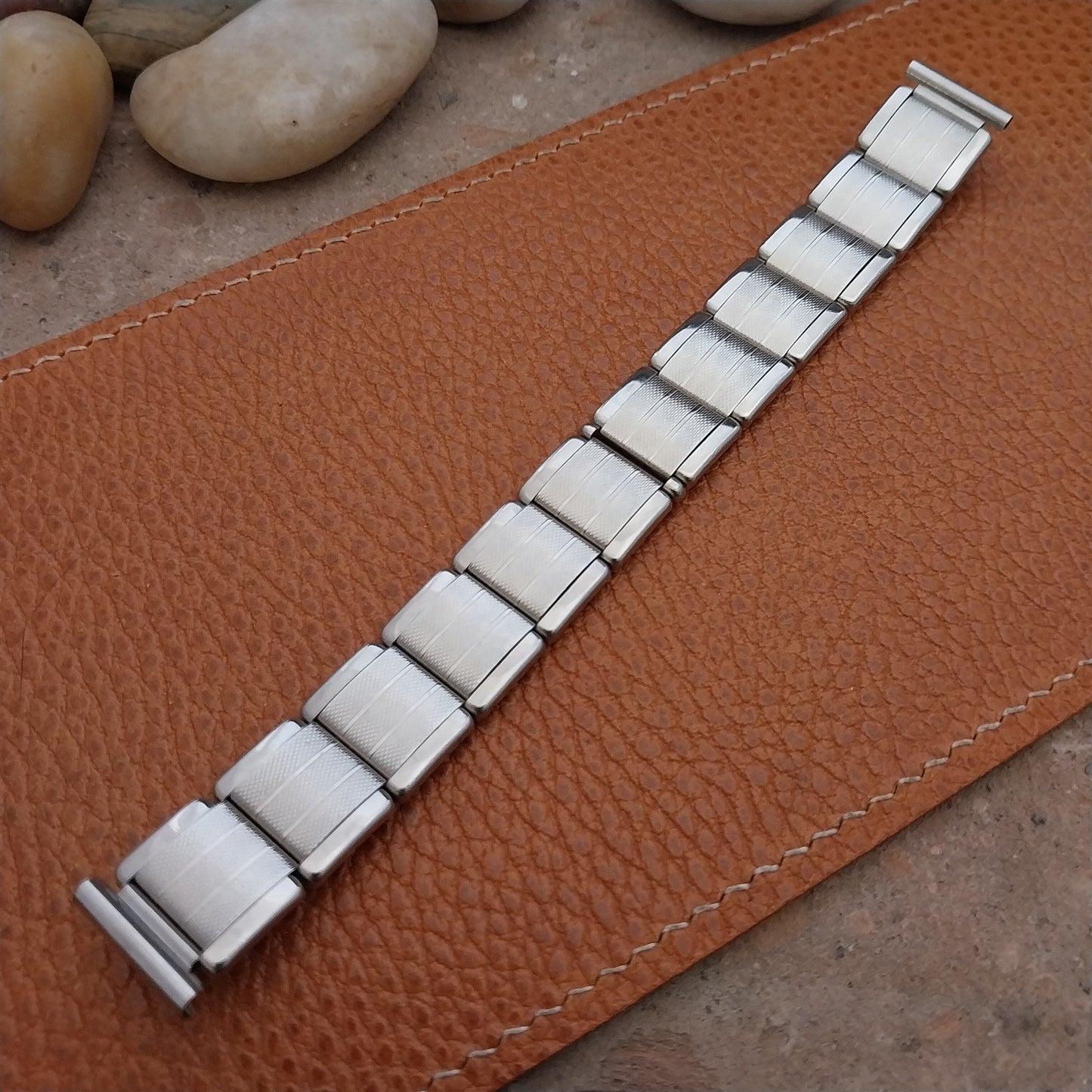 16.5mm Fischer Stainless Steel Classic Stretch Unused Vintage Watch Band