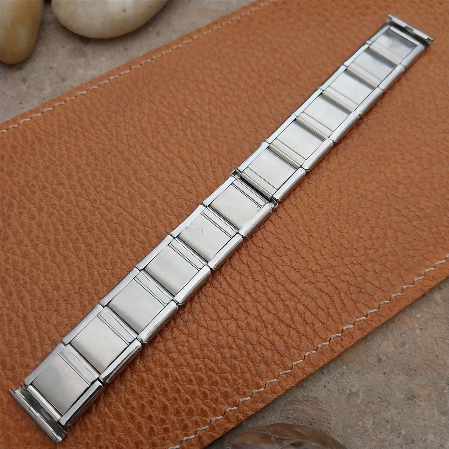 16.5mm Fischer Stainless Steel Classic Stretch Unused Vintage Watch Band
