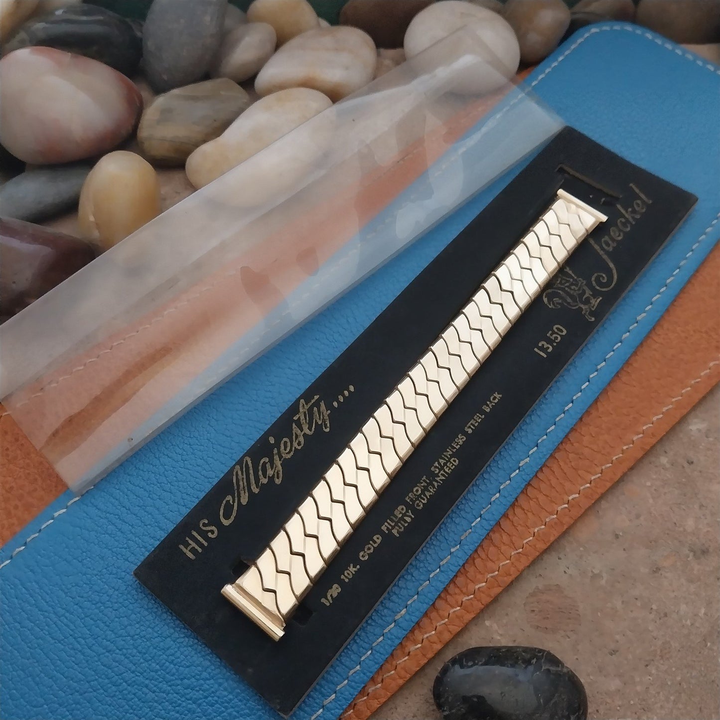 1940s Vintage 15mm 14mm 10k Gold Filled Jaekel Classic Stretch Unused Watch Band