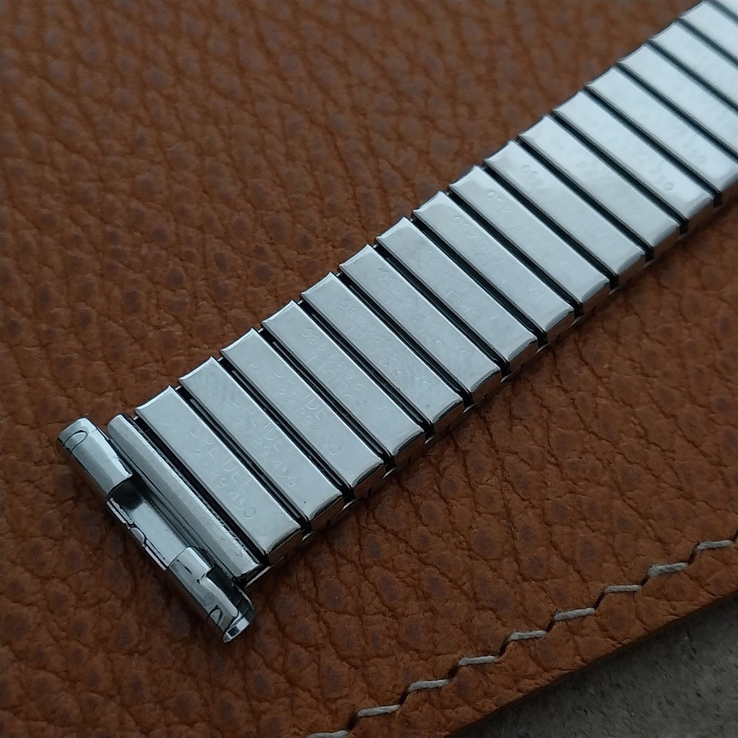 Vintage 19mm 18mm 16mm 1963 Speidel Atlantis Long Stainless Unused Watch Band