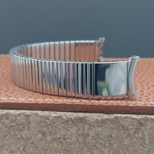 Vintage 16mm 18mm 19mm Speidel Linesman Engravable Emblem Unused Watch Band