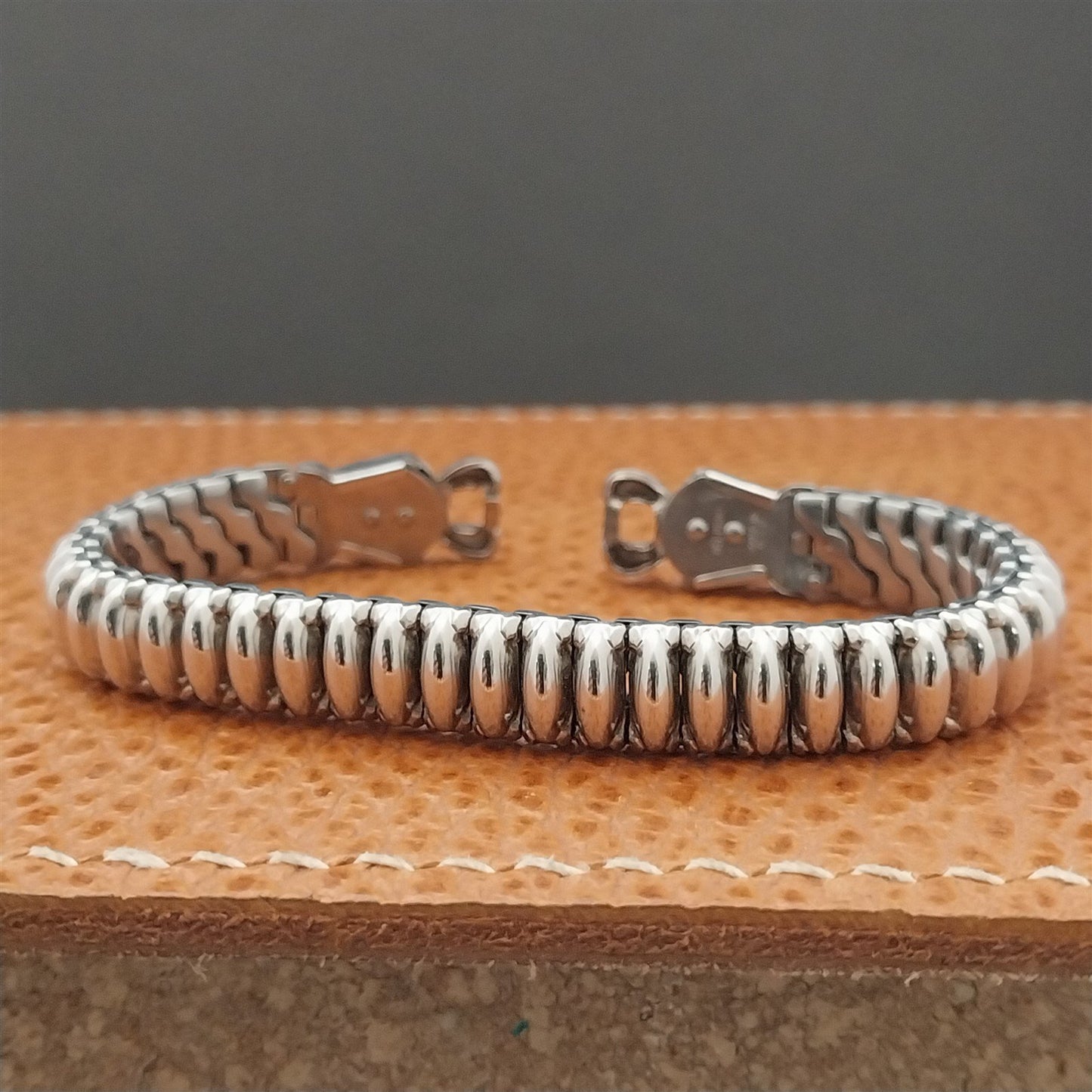 Vintage 50s White Gold-Filled Ladies Expansion Gemex Unused Cocktail Watch Band