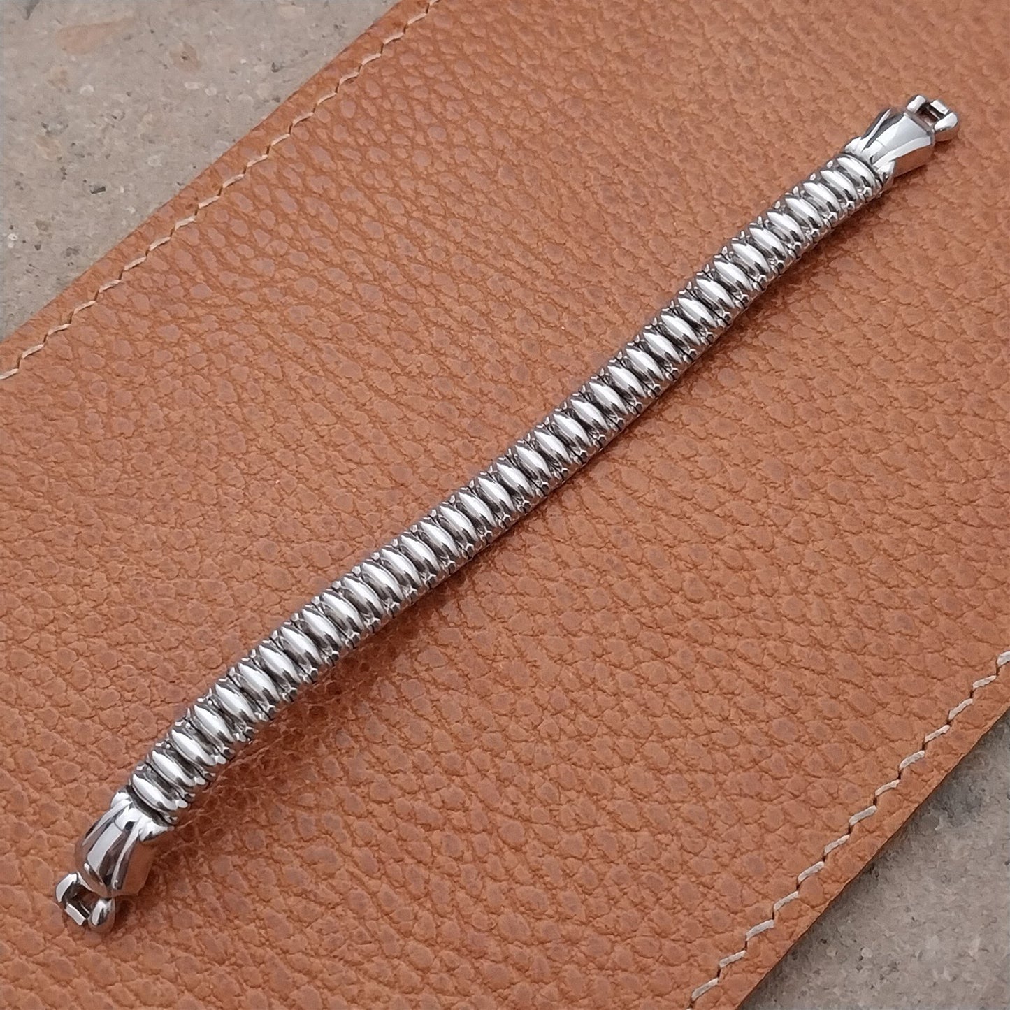 Vintage 50s White Gold-Filled Ladies Expansion Gemex Unused Cocktail Watch Band